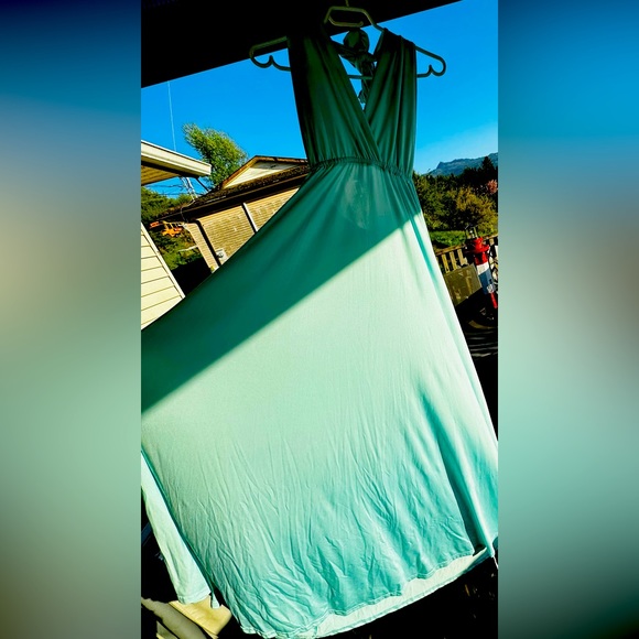 Light Blue Infinity Dress size Med - Picture 1 of 9